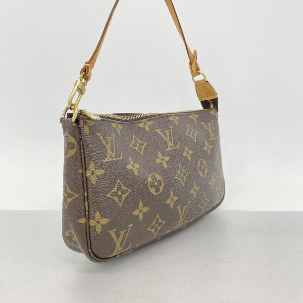 LOUIS VUITTON Brown Monogram Pochette Pouch - Picture 2 of 9